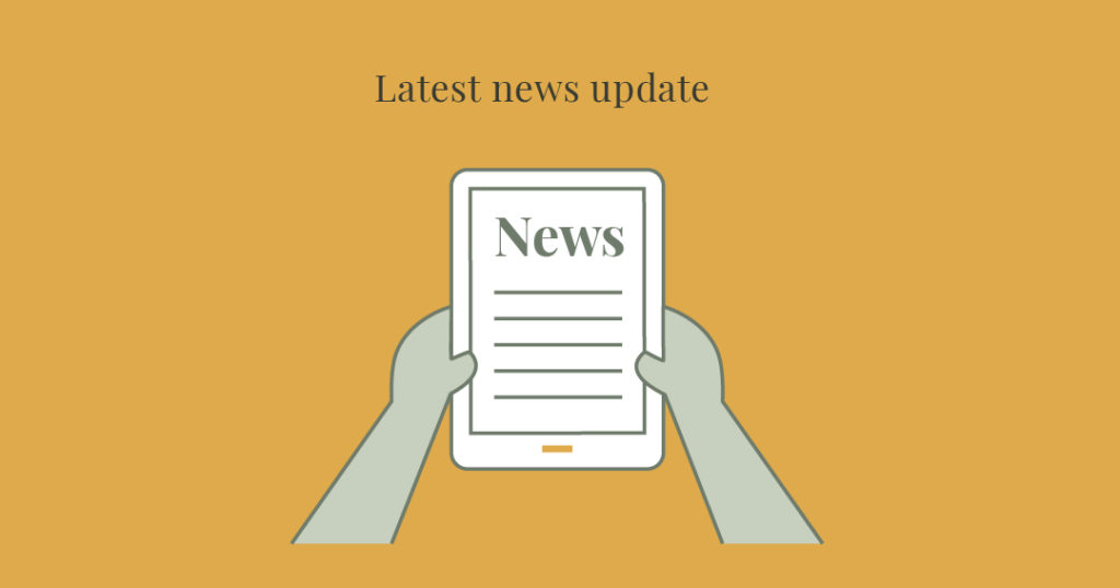 news update on tablet